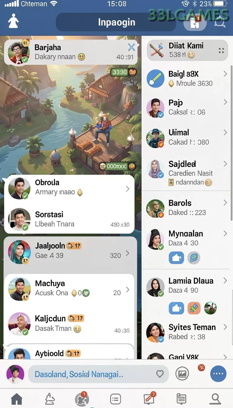 Cuplikan layar TAWONBET — menu navigasi