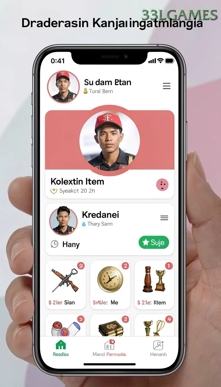 Cuplikan layar TANTE777 — pengaturan akun