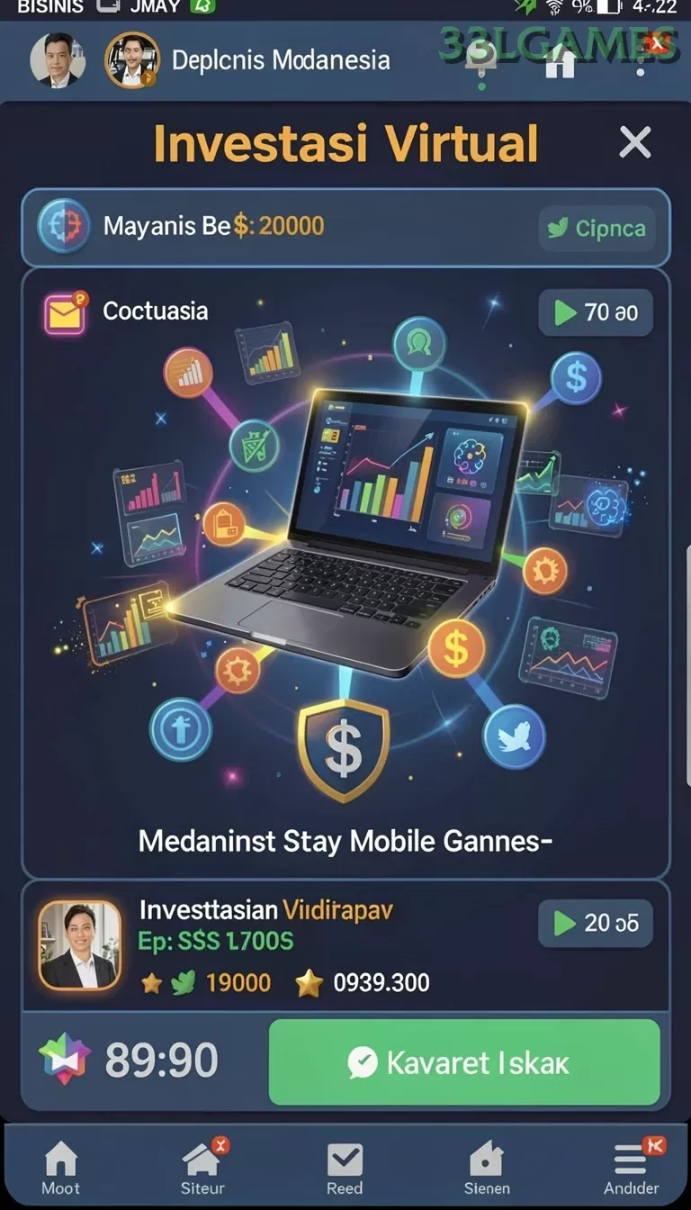 Cuplikan layar TAWONBET — aktivitas